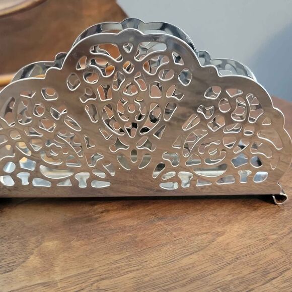 Vintage Irvin Ware Metal Napkin Holder - Picture 3 of 4